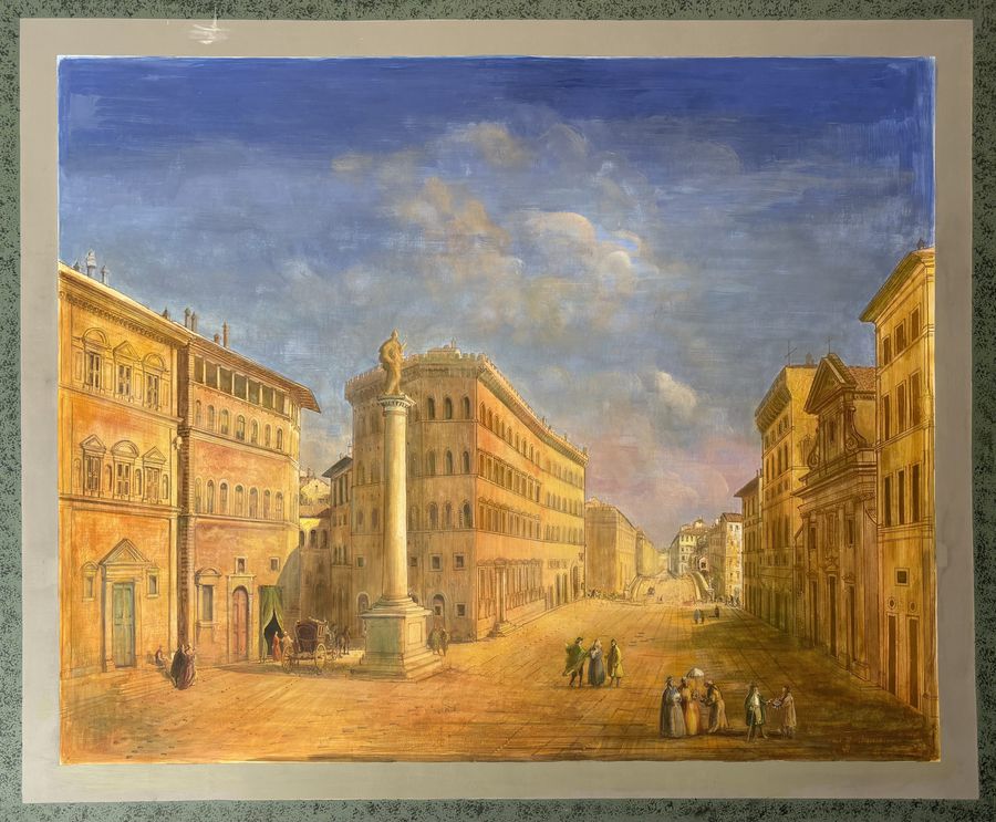 Salotto fresco: view of Piazza Santa Trinita