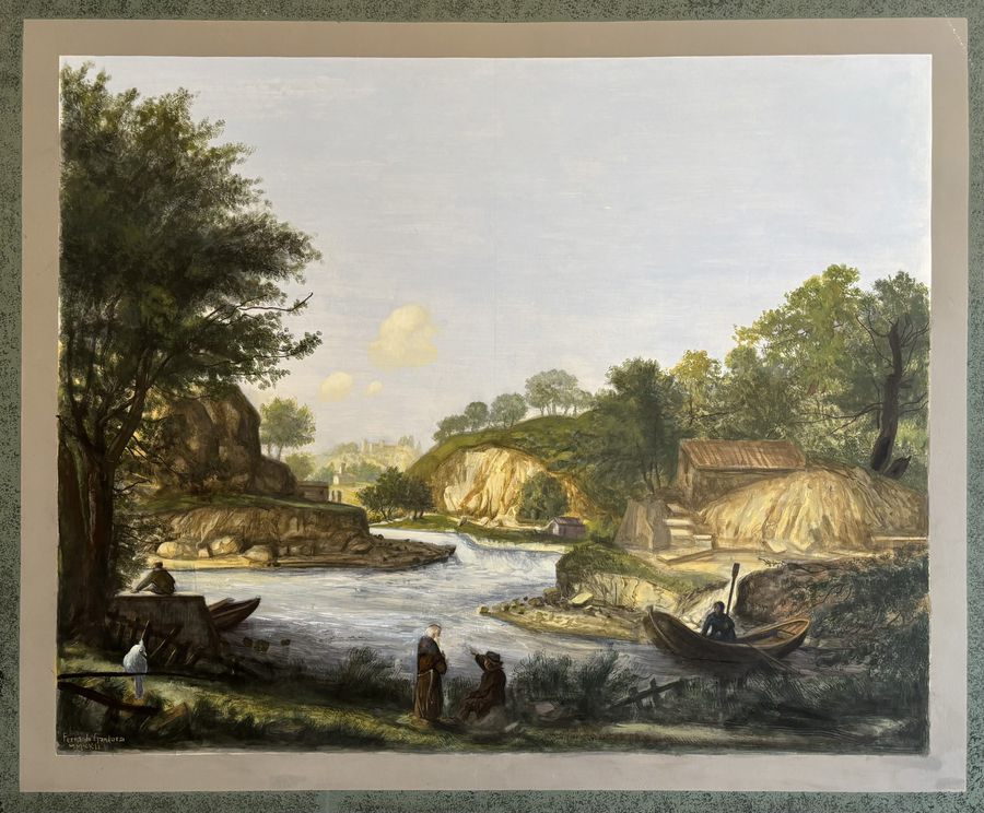 Salotto fresco: the Arno near Grumaggio