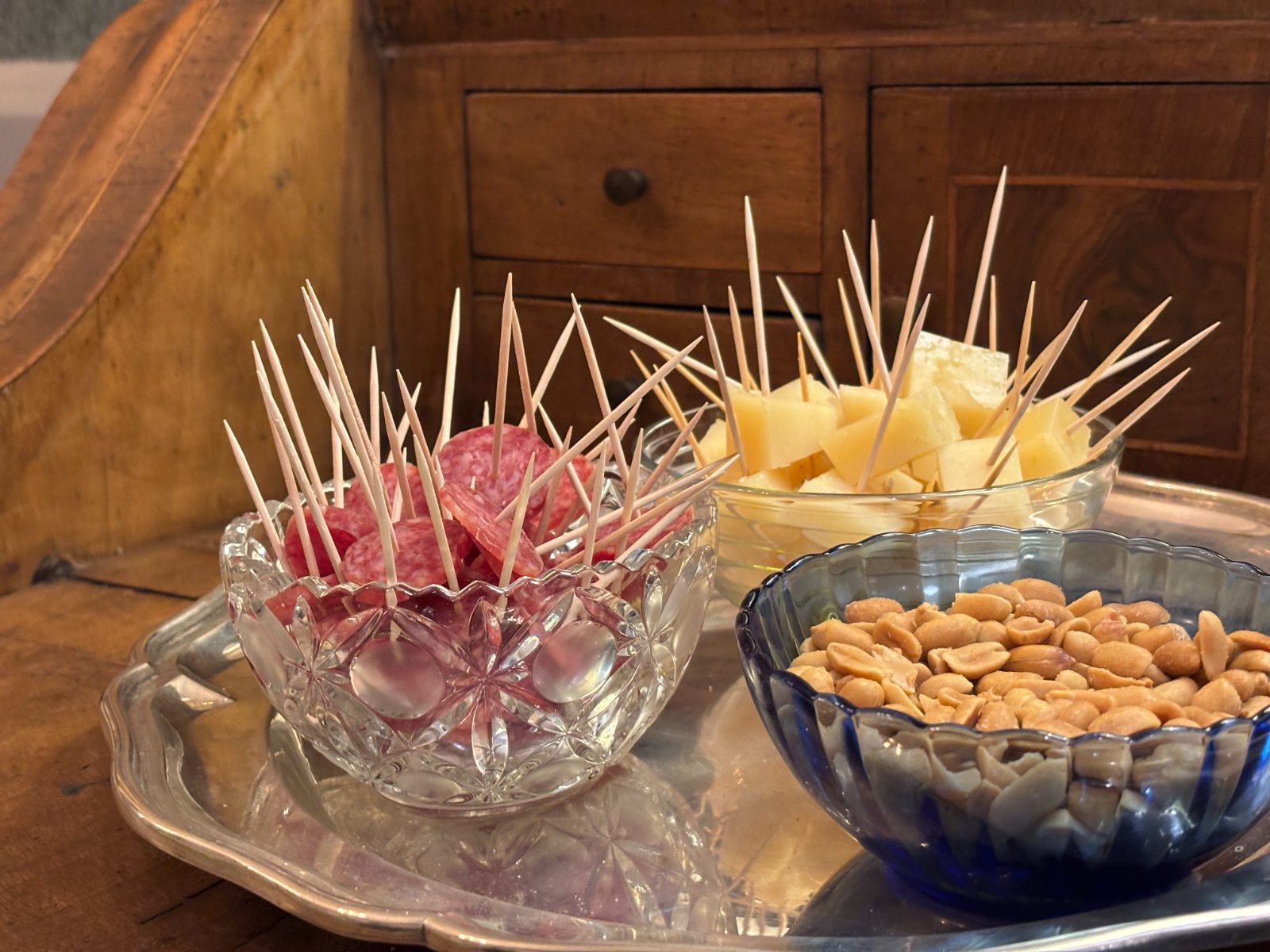 Aperitivo in the salotto