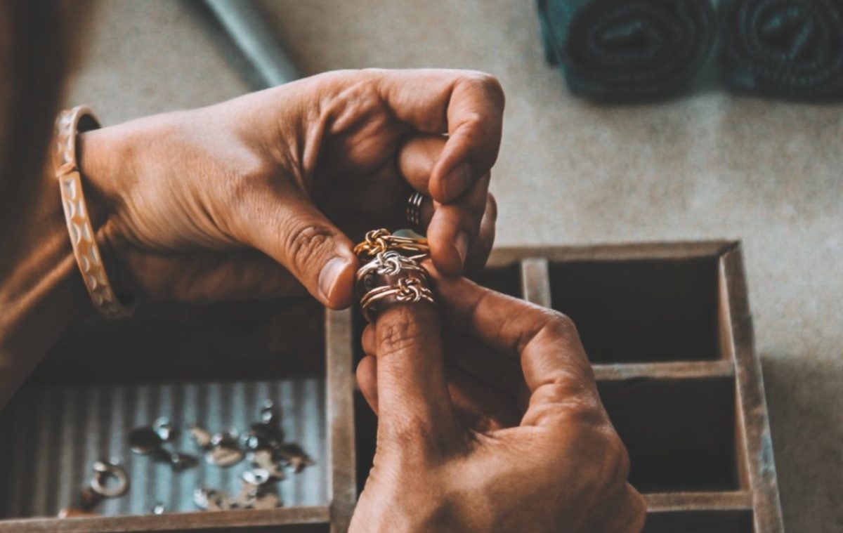 Florentine artisan at work
