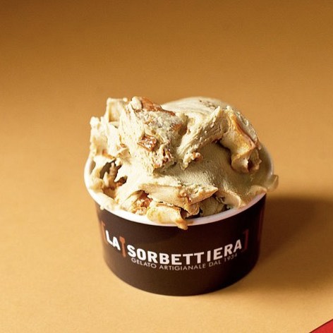 A cup of artisan gelato